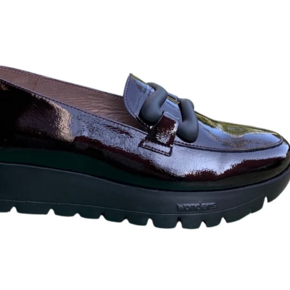 WONDERS loafer in Burgundy 40 NWT - Picture 10 of 11